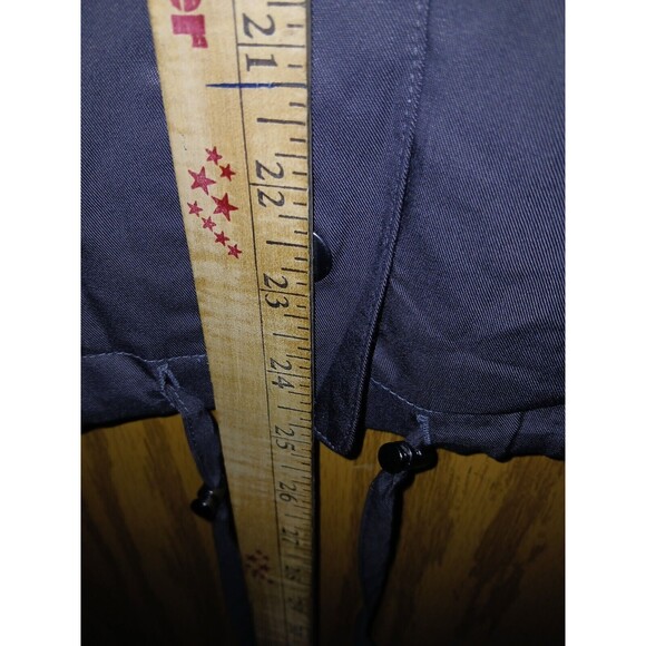 Daily Thread Charcoal Jacket Womens Size Large Viscose NWT Snap Buttons Zippered - Picture 7 of 16